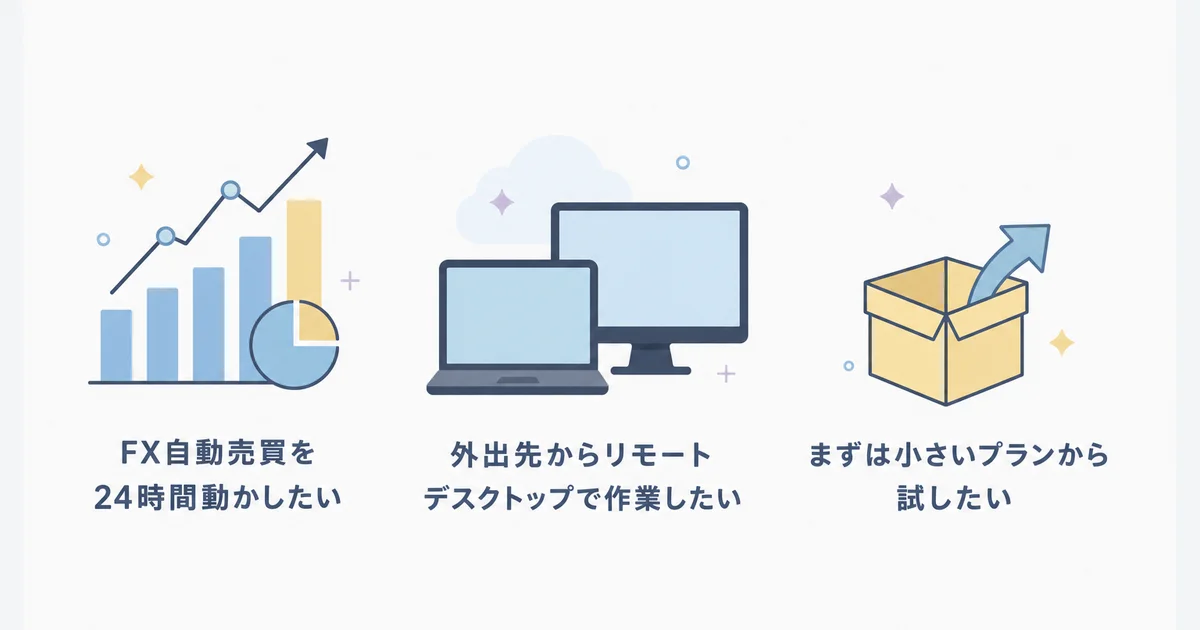 ConoHa for Windows Serverが向いている人の図解